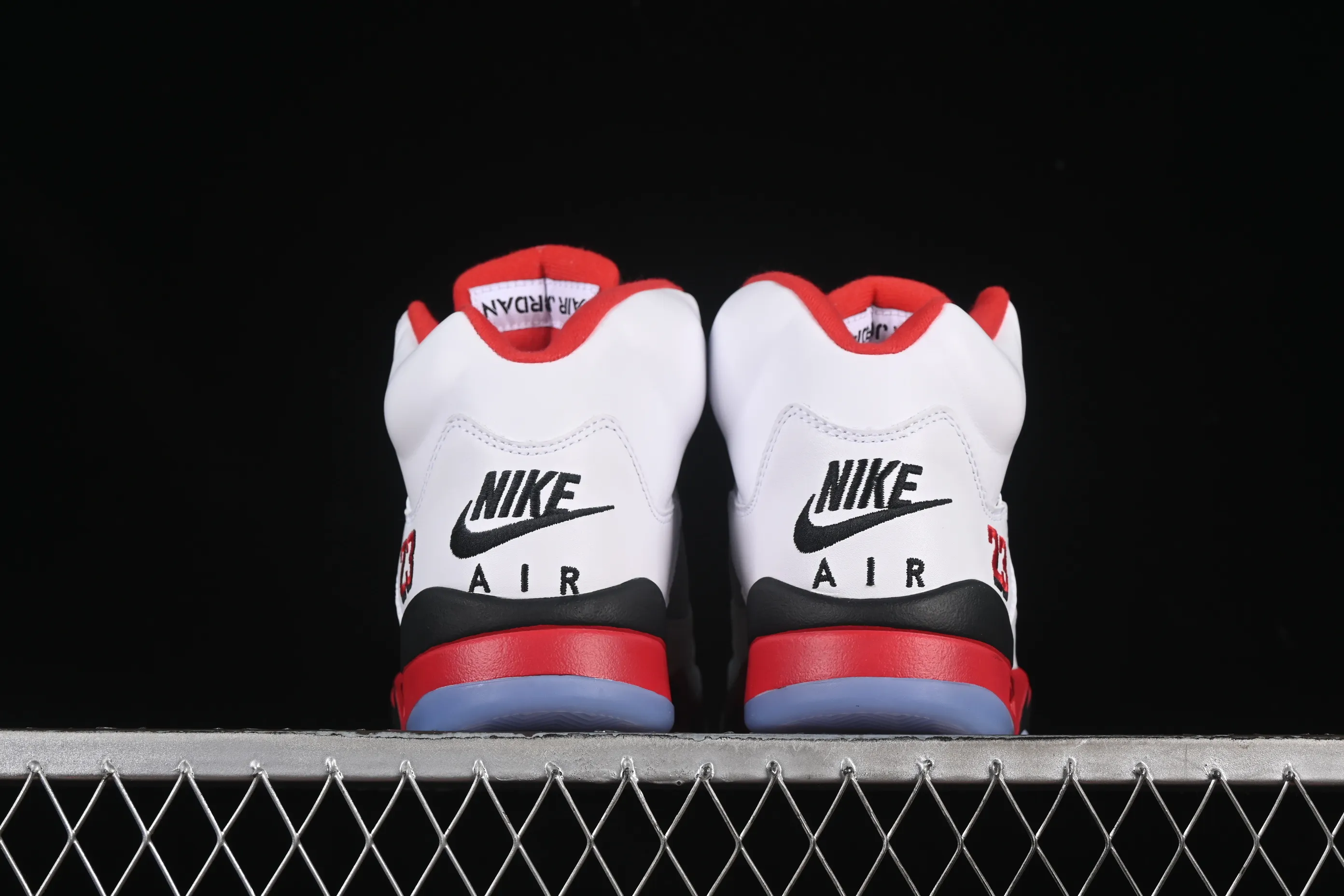 All categories Air Jordan Jordan series basketball shoes Air Jordan 5 L version Air Jordan 5 Retro "Fire Red Black Tongue" AJ5 Joe 5 Rukawa Maple Flame Red first layer basketball shoes HQ7978-101